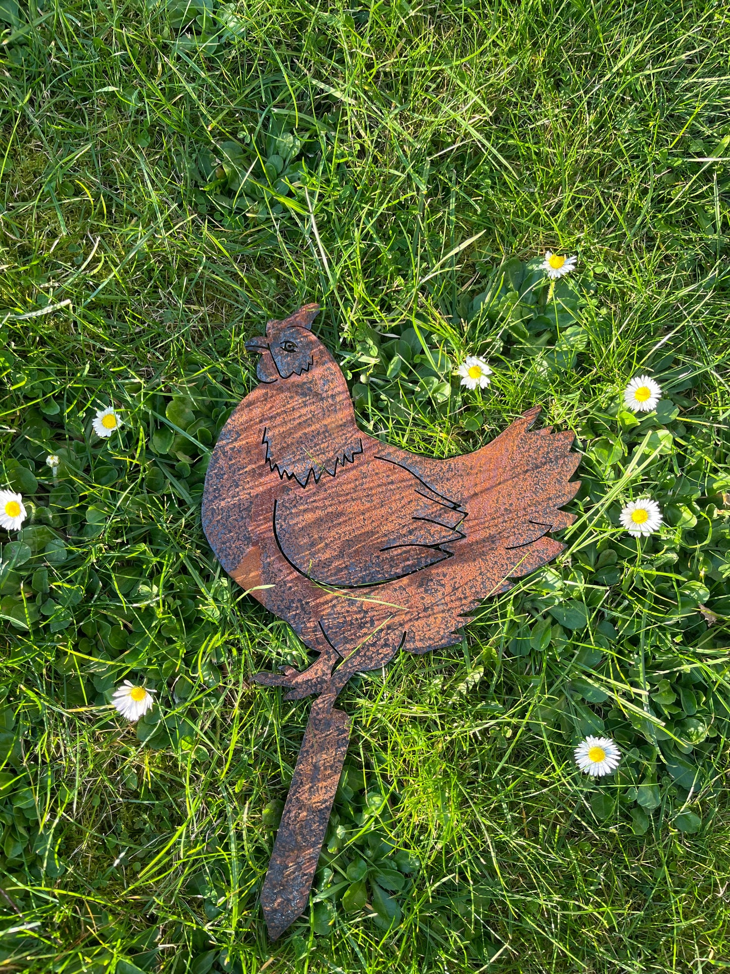 Chicken Garden Stake Decoration