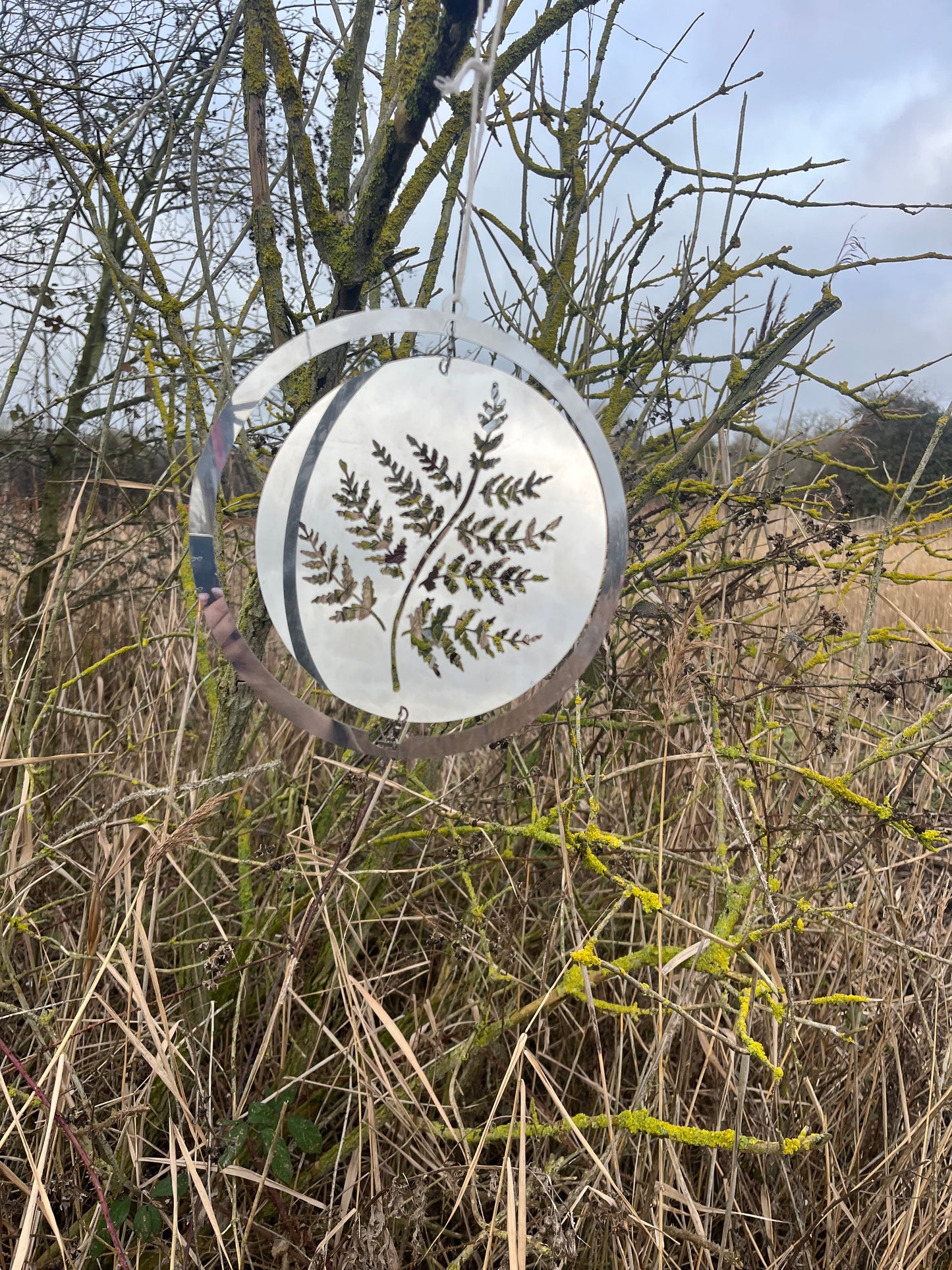 Fern Wind Spinner - Garden Decoration