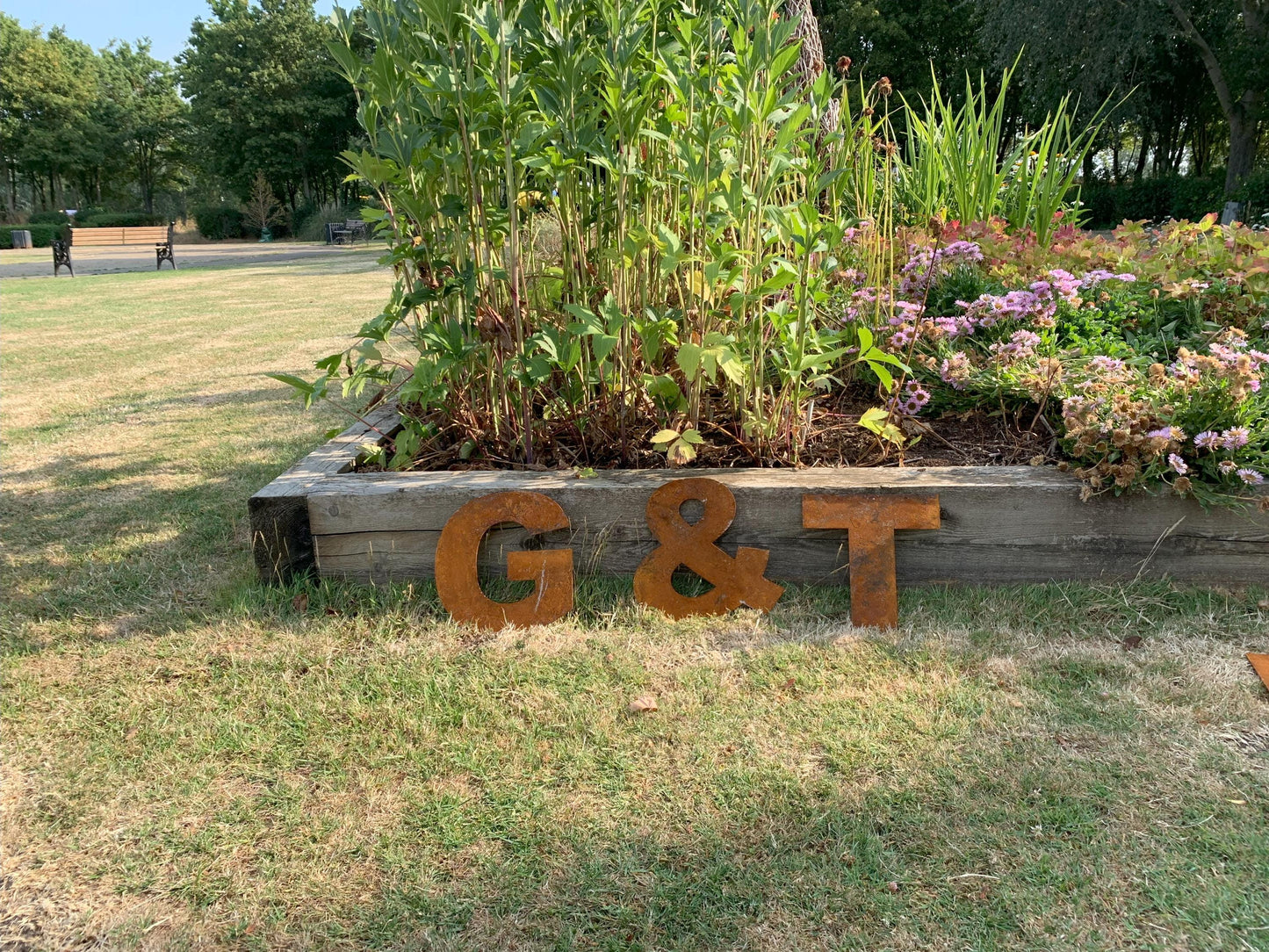Decorative Rusty Letters