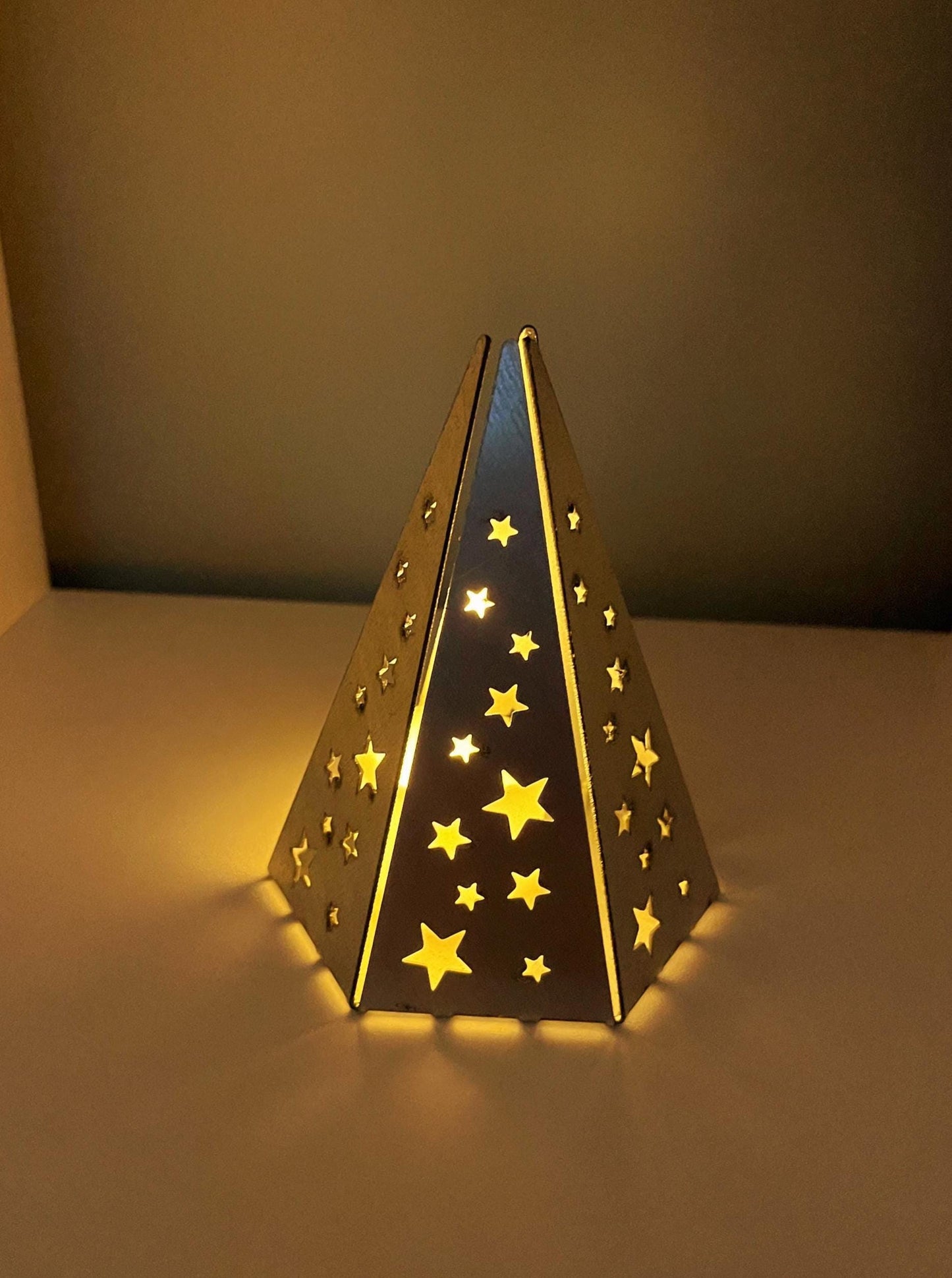 Winter Tree Fold Up Tealight Holder