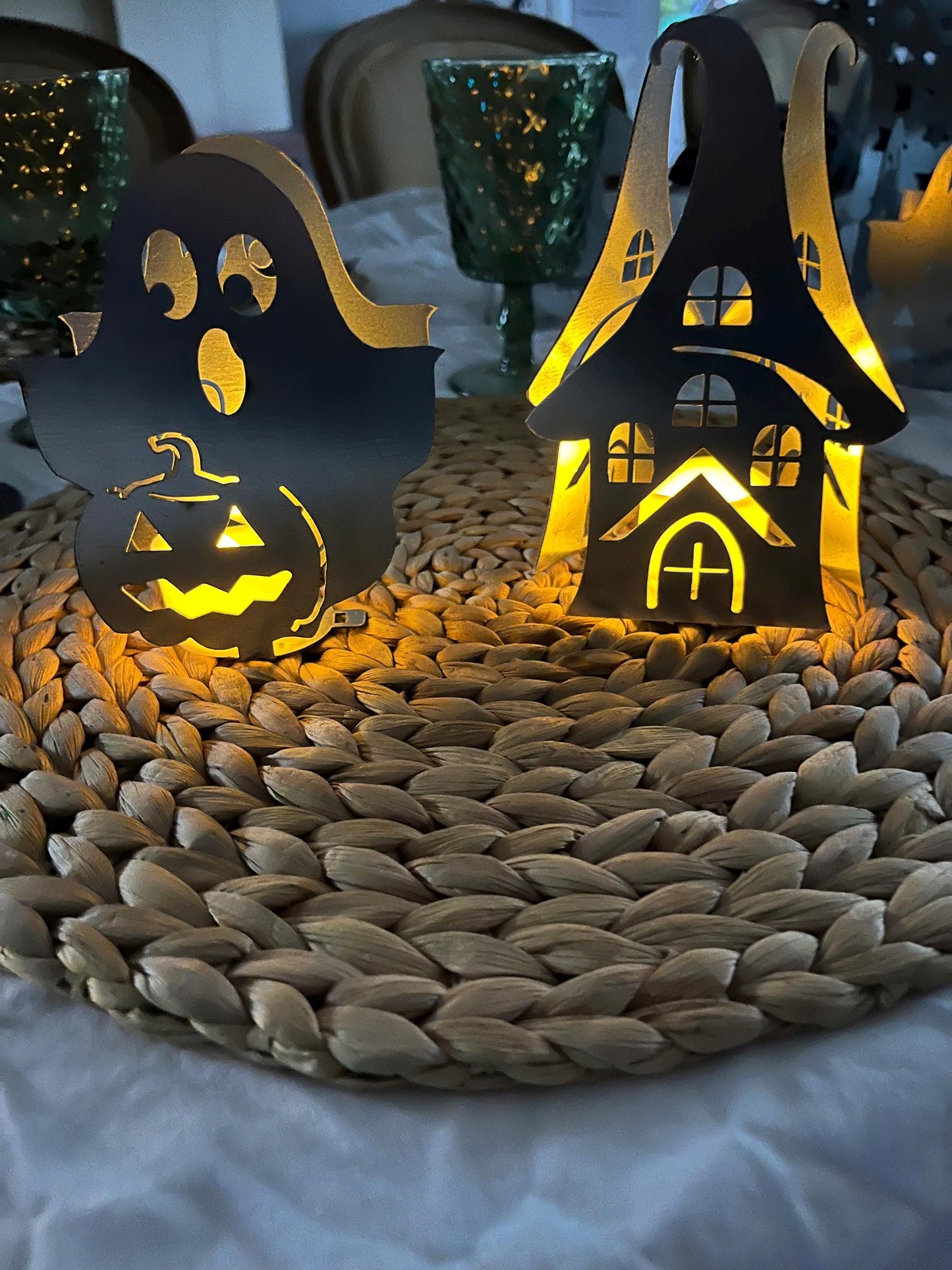 Haunted House Tea Light Holder