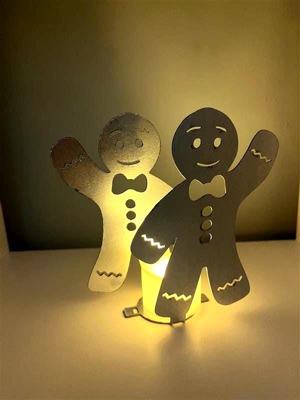 Gingerbread Man Tealight Holder