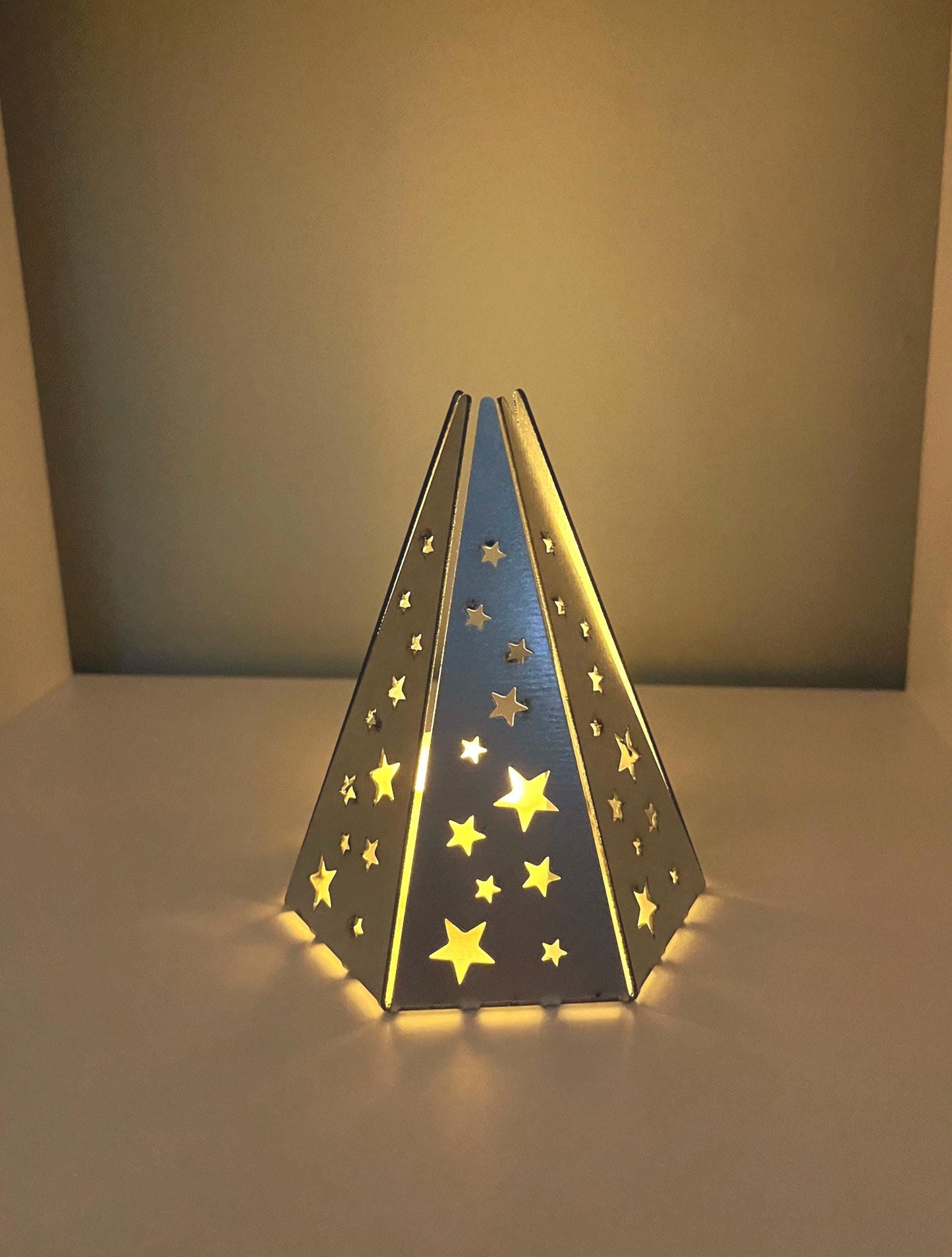 Winter Tree Fold Up Tealight Holder