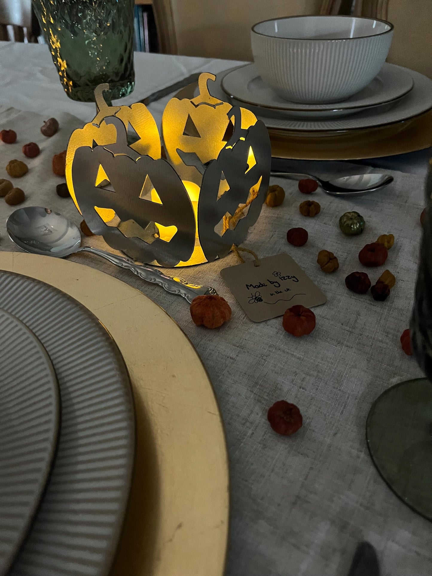 Pumpkin Tea Light Holder