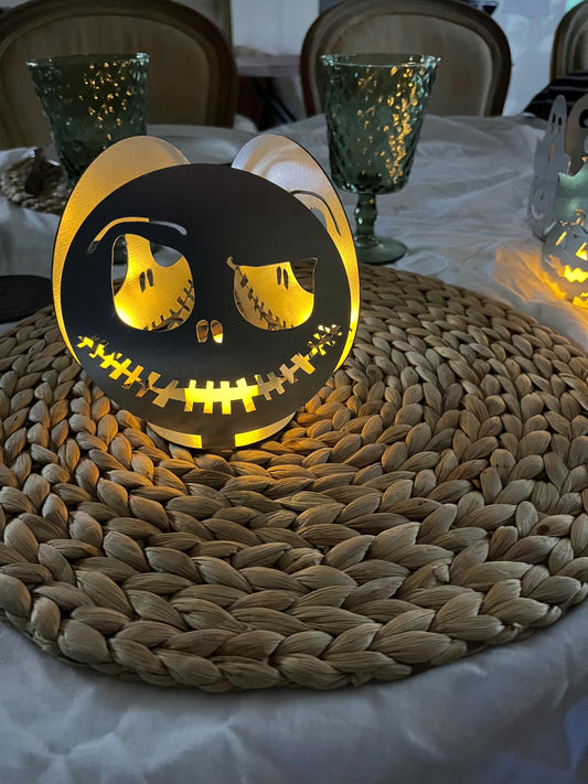Scary Face Tea Light Holder