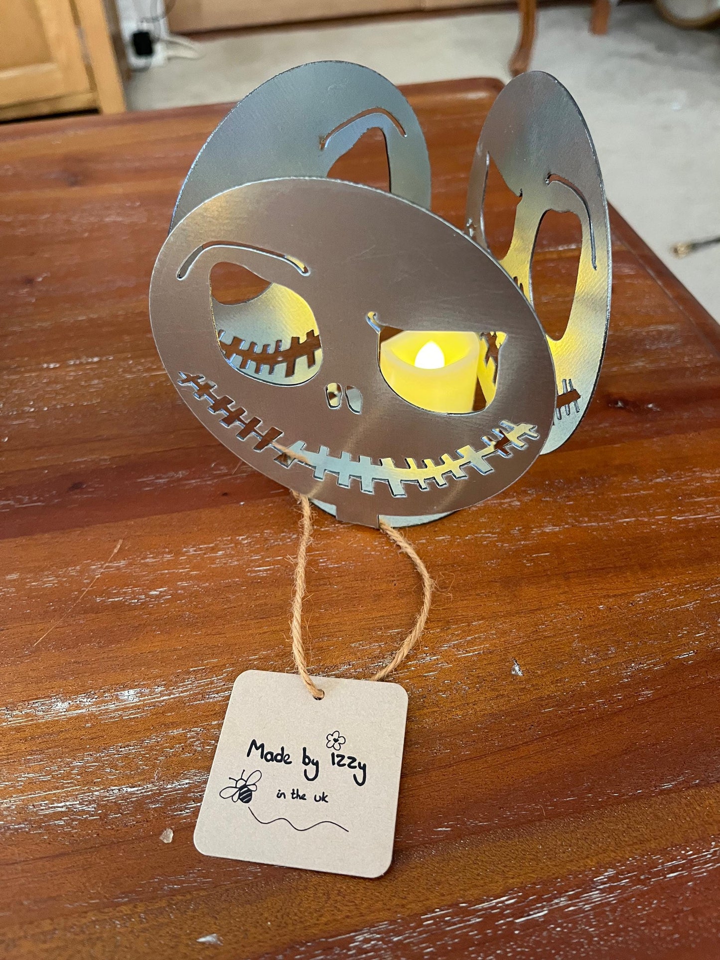 Scary Face Tea Light Holder