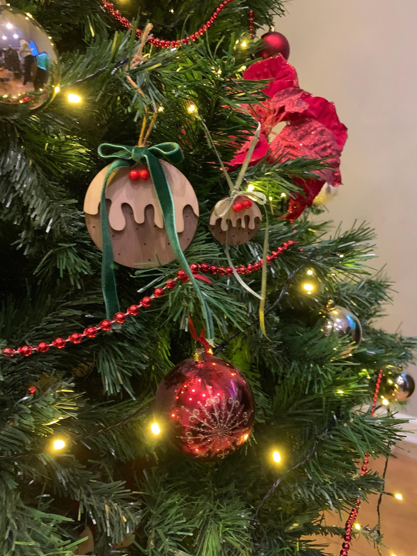 Christmas pudding bauble