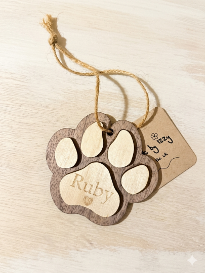 Personalised Pet Hanging Decoration