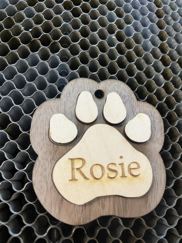 Personalised Pet Hanging Decoration - Custom Pet Hanging Decoration - Dog Memory Gift