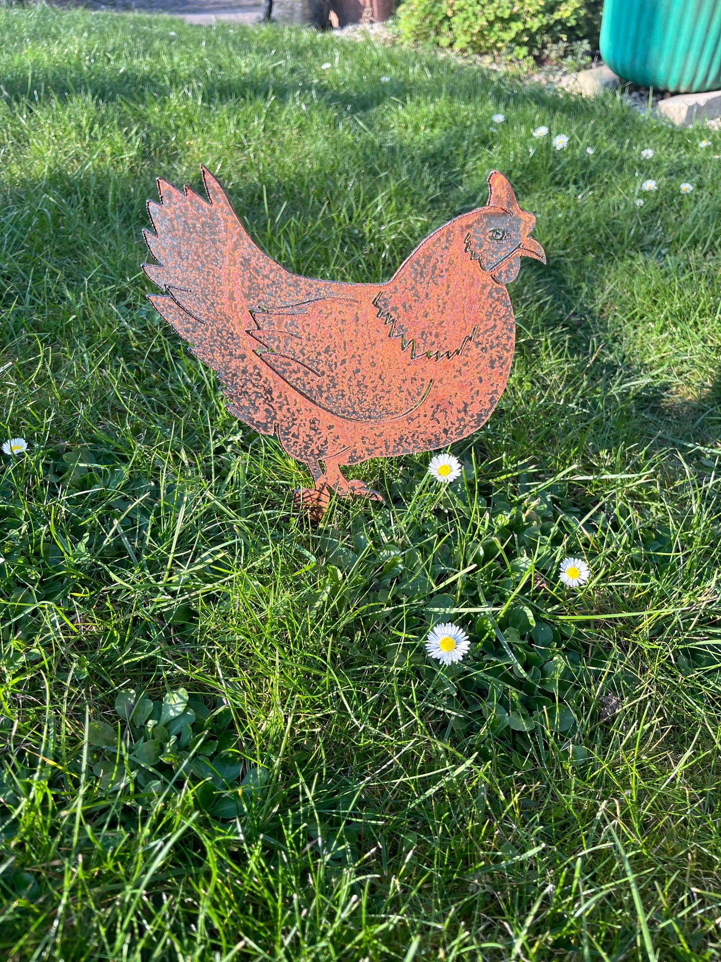 Chicken Garden Stake Decoration