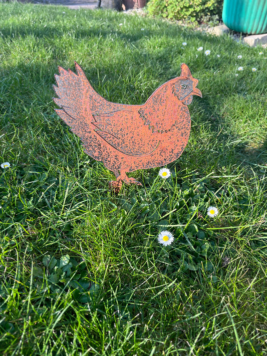 Chicken Garden Stake Decoration