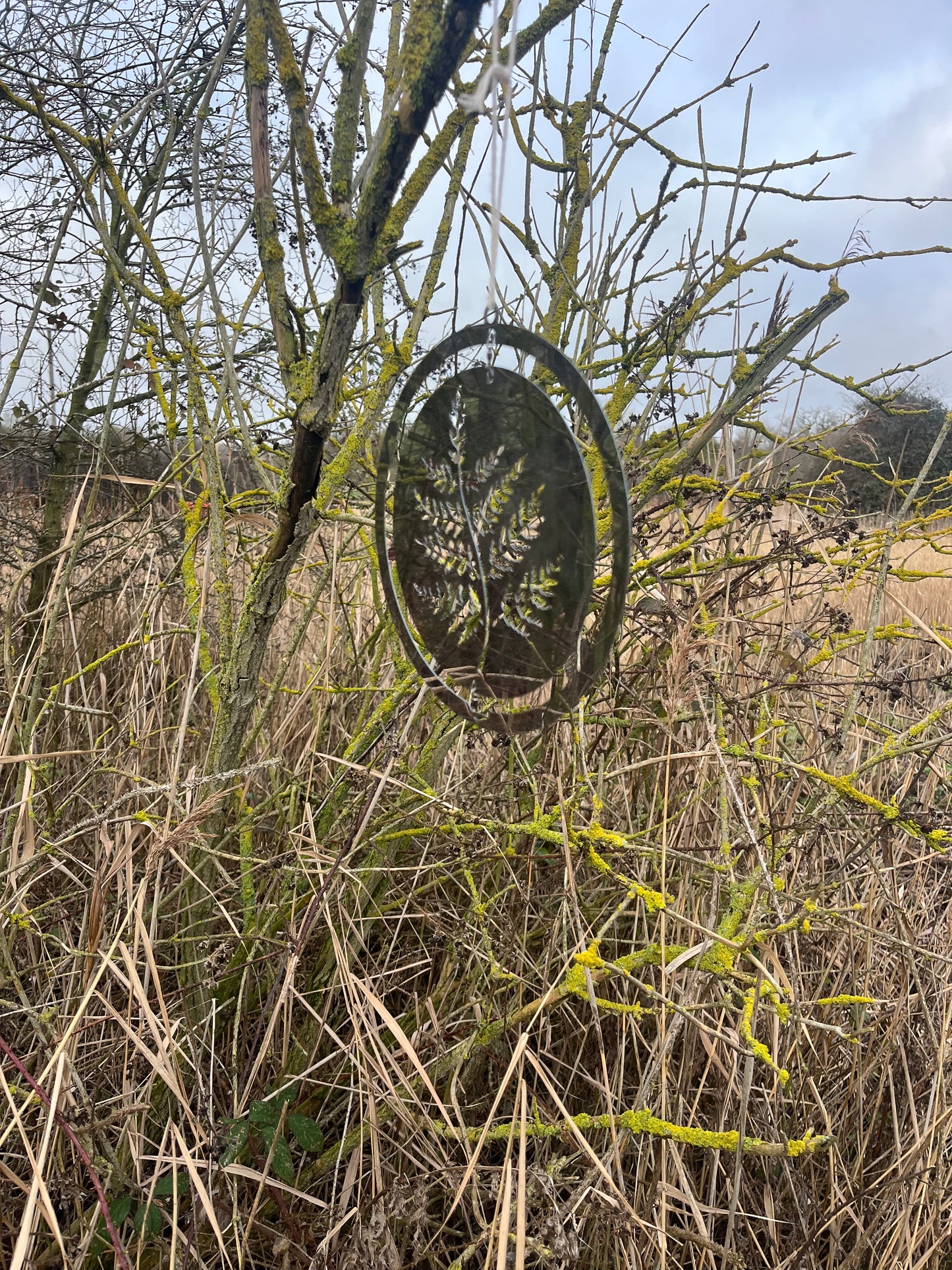 Fern Wind Spinner - Garden Decoration