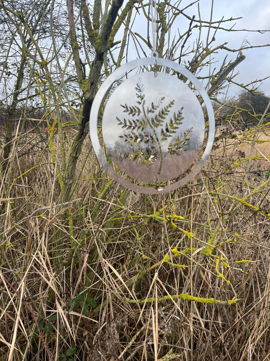 Fern Wind Spinner - Garden Decoration