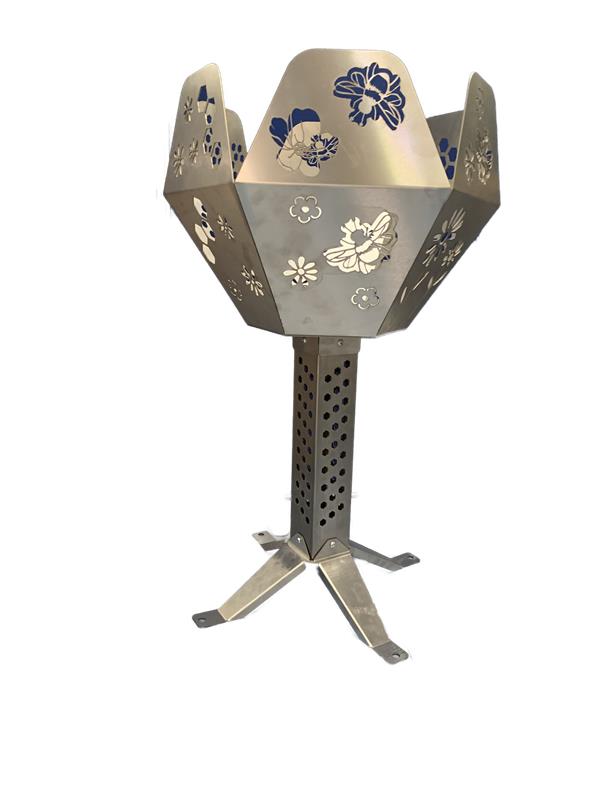 Bee and Honeycomb Fire Bowl