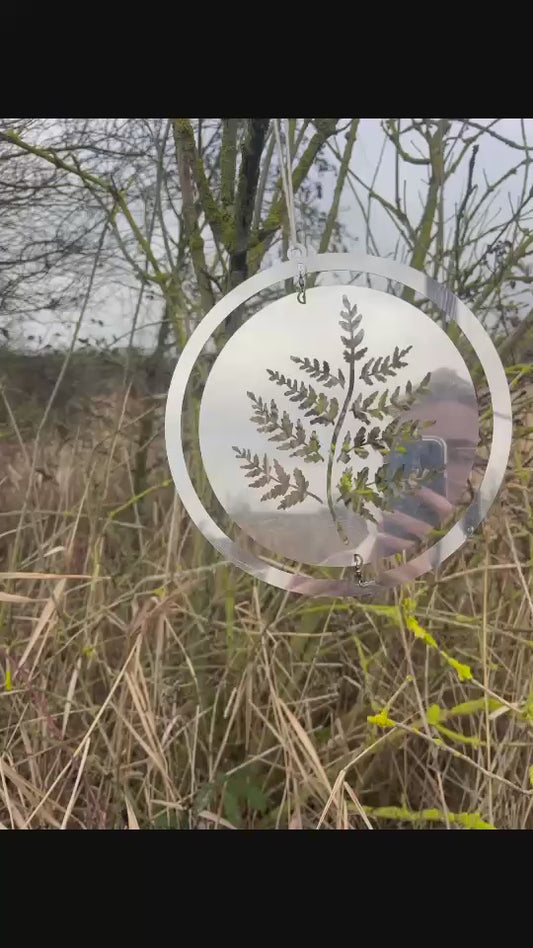 Fern Wind Spinner - Garden Decoration